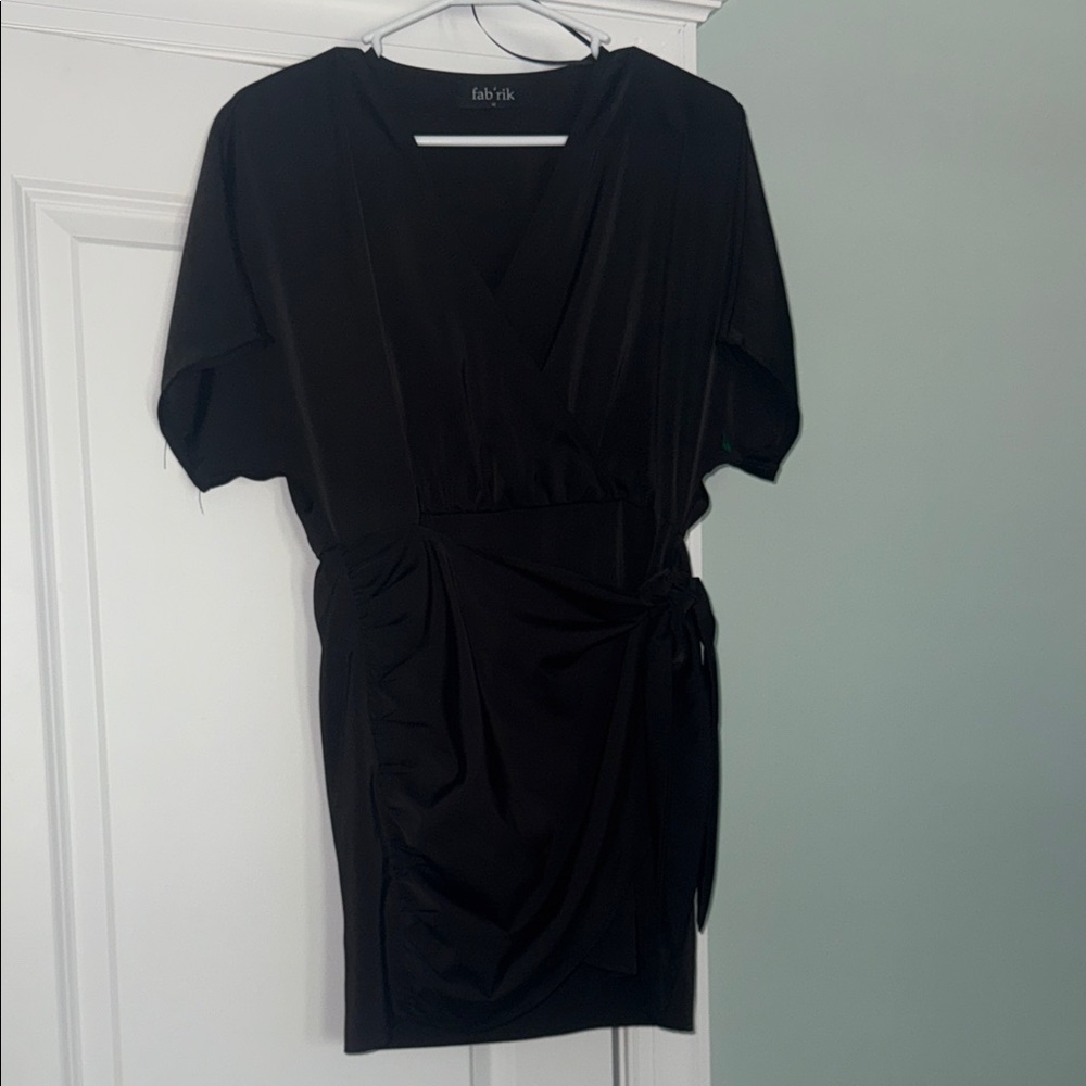 Fab'rik Elegant Black Mini Dress